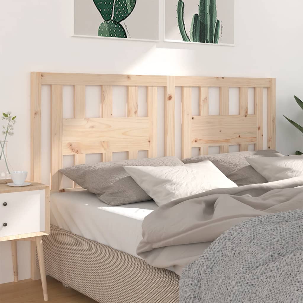Headboard 166x4x100 cm Solid Wood Pine - Unbeatable Bargains