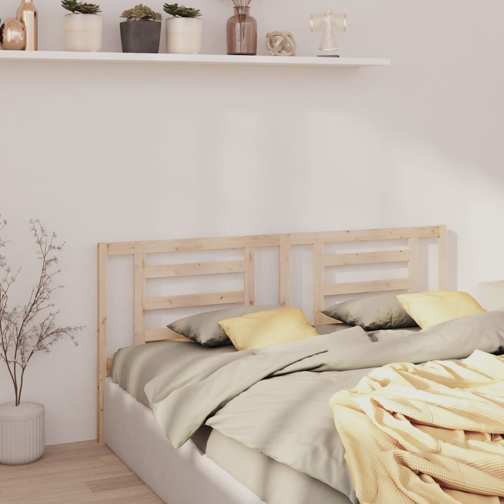 Bed Headboard 166x4x100 cm Solid Wood Pine - Discount Dealers
