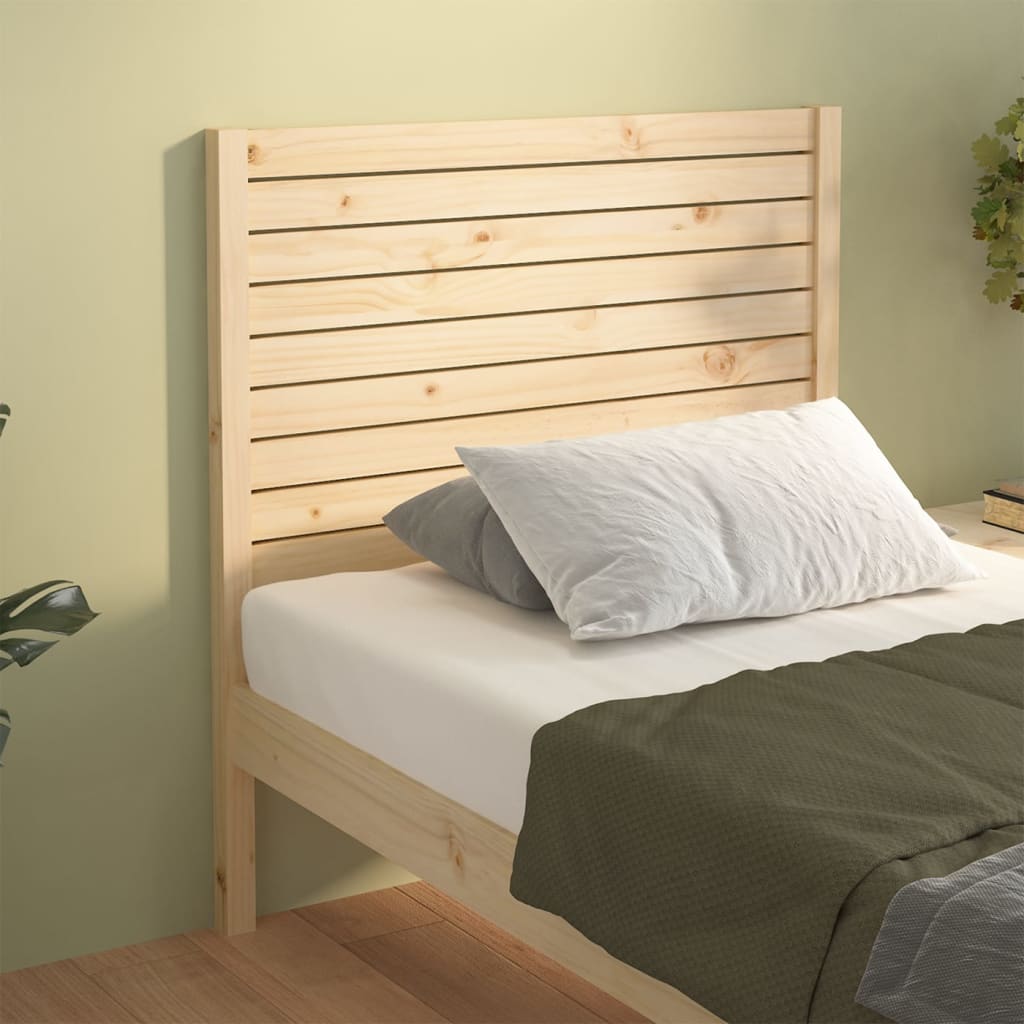 Bed Headboard 106x4x100 cm Solid Wood Pine - Sid & Sam