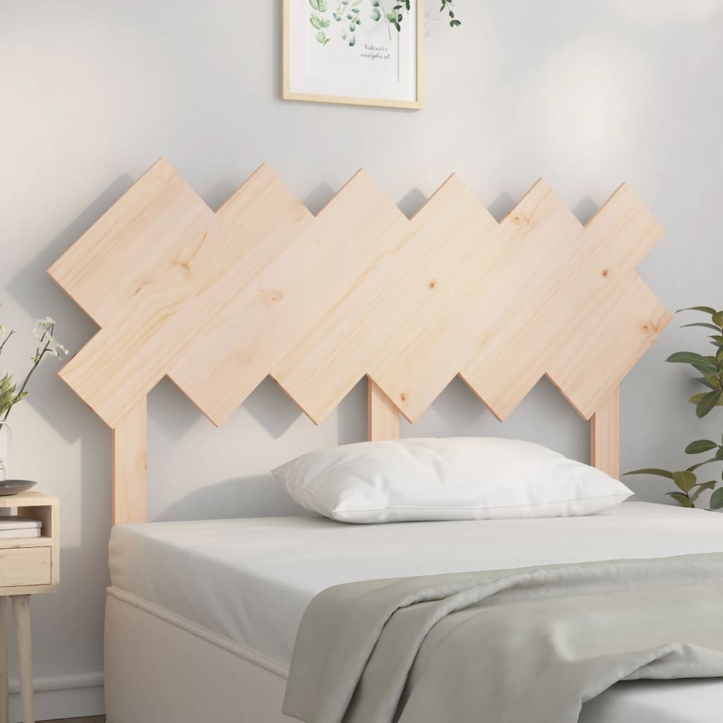 Bed Headboard 132x3x81 cm Solid Wood Pine - R and M Furniture