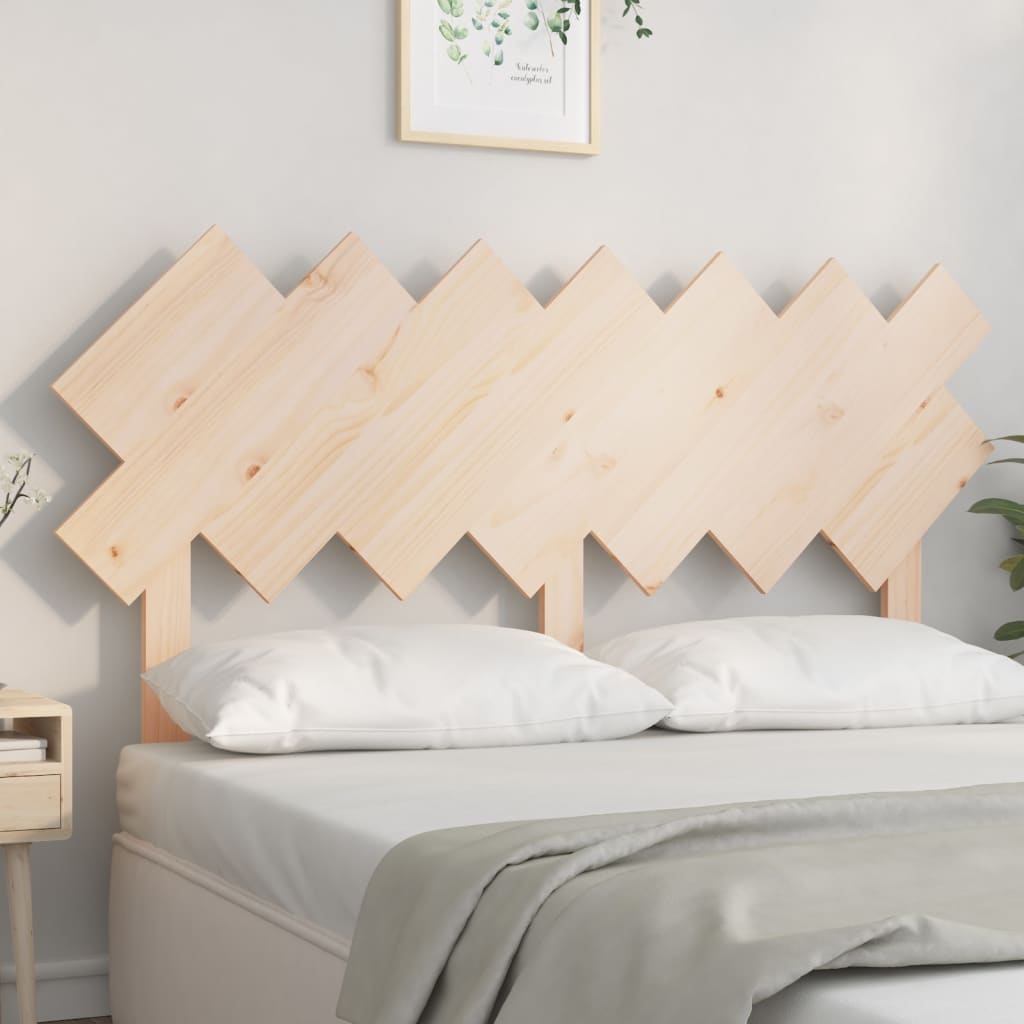 Bed Headboard 151.5x3x81 cm Solid Wood Pine - Sid & Sam