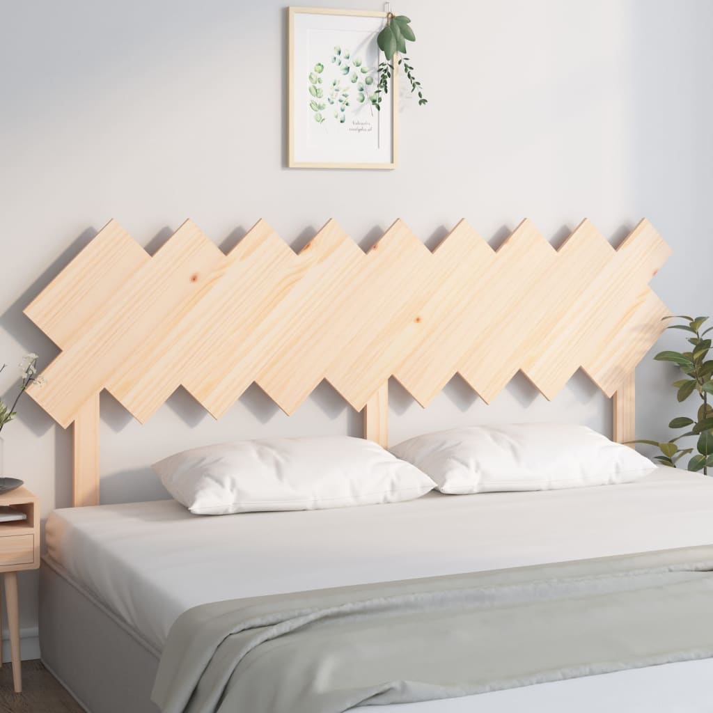 Bed Headboard 178x3x80.5 cm Solid Wood Pine - Design Hut