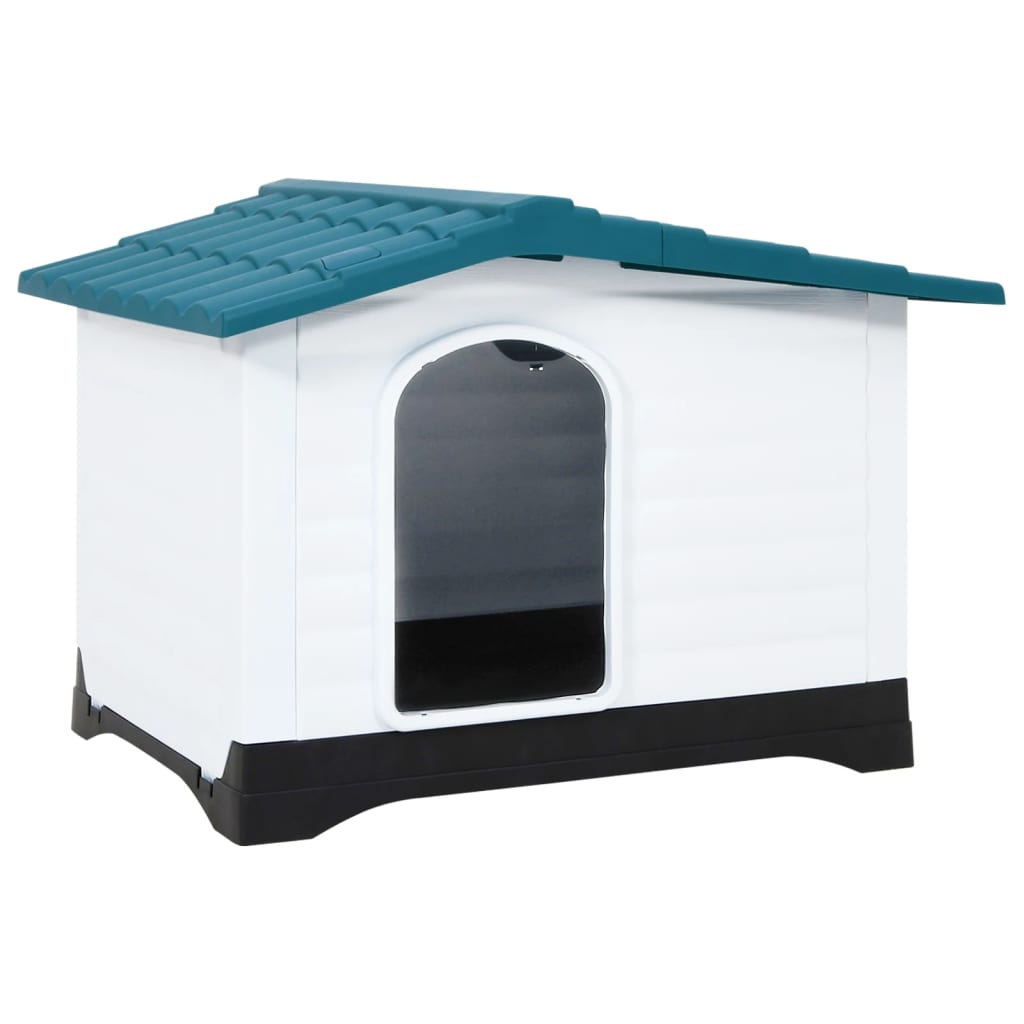 Dog House Blue 90.5x68x66 cm Polypropylene - The Home Maker