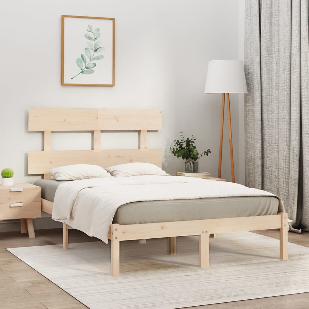 Bed Frame Solid Wood 160x200 cm - Sid & Sam
