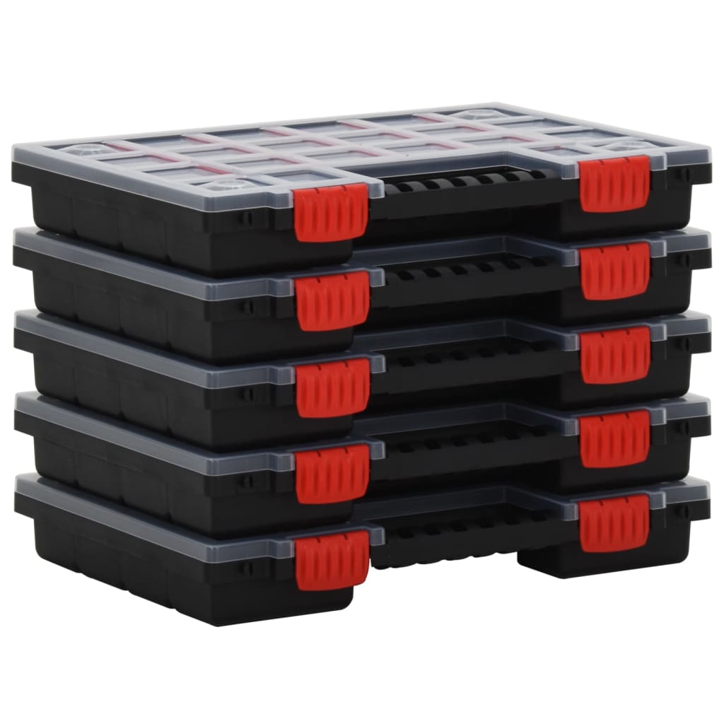 Assortment Boxes 10 pcs 34.5x25x5 cm Polypropylene - Unbeatable Bargains