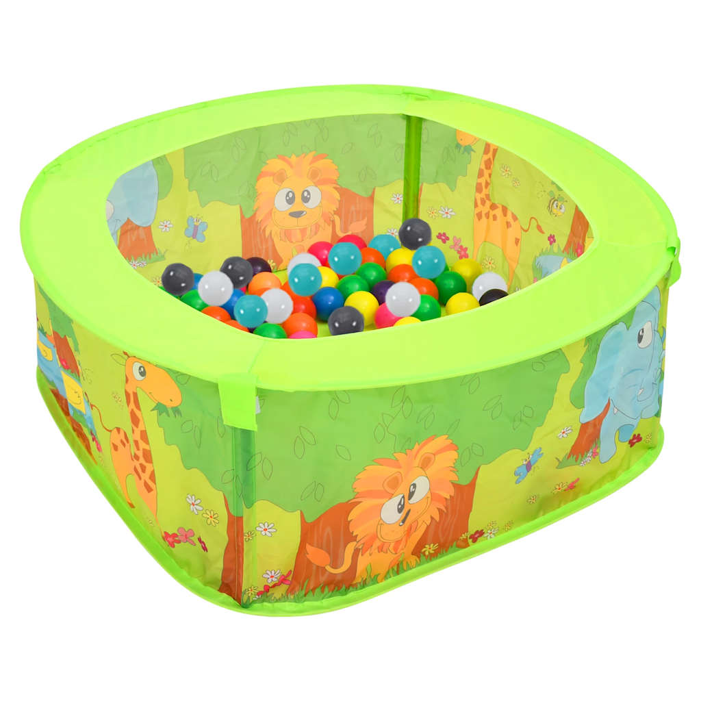 Ball Pool with 300 Balls for Kids 75x75x32 cm - Sid & Sam