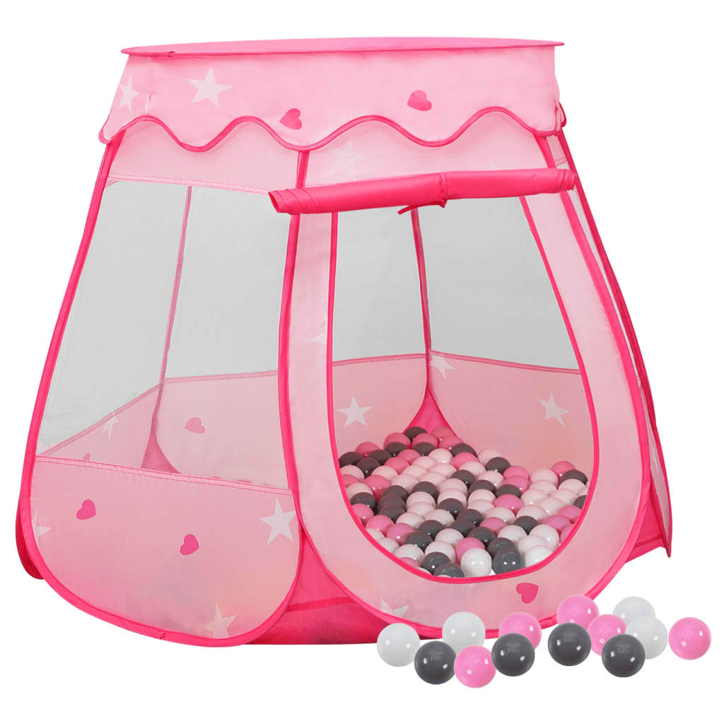 Children Play Tent with 250 Balls Pink 102x102x82cm - Merlin Deals