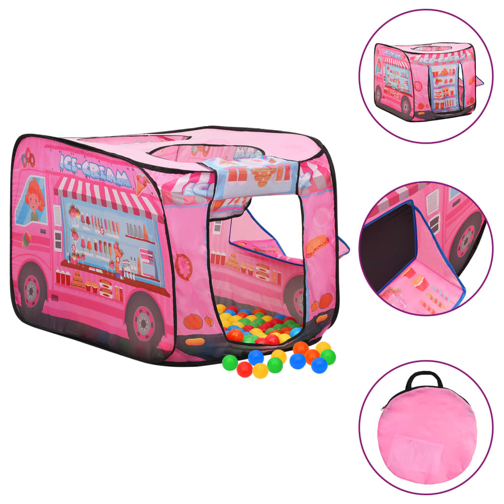 Children Play Tent with 250 Balls Pink 70x112x70cm - Merlin Deals