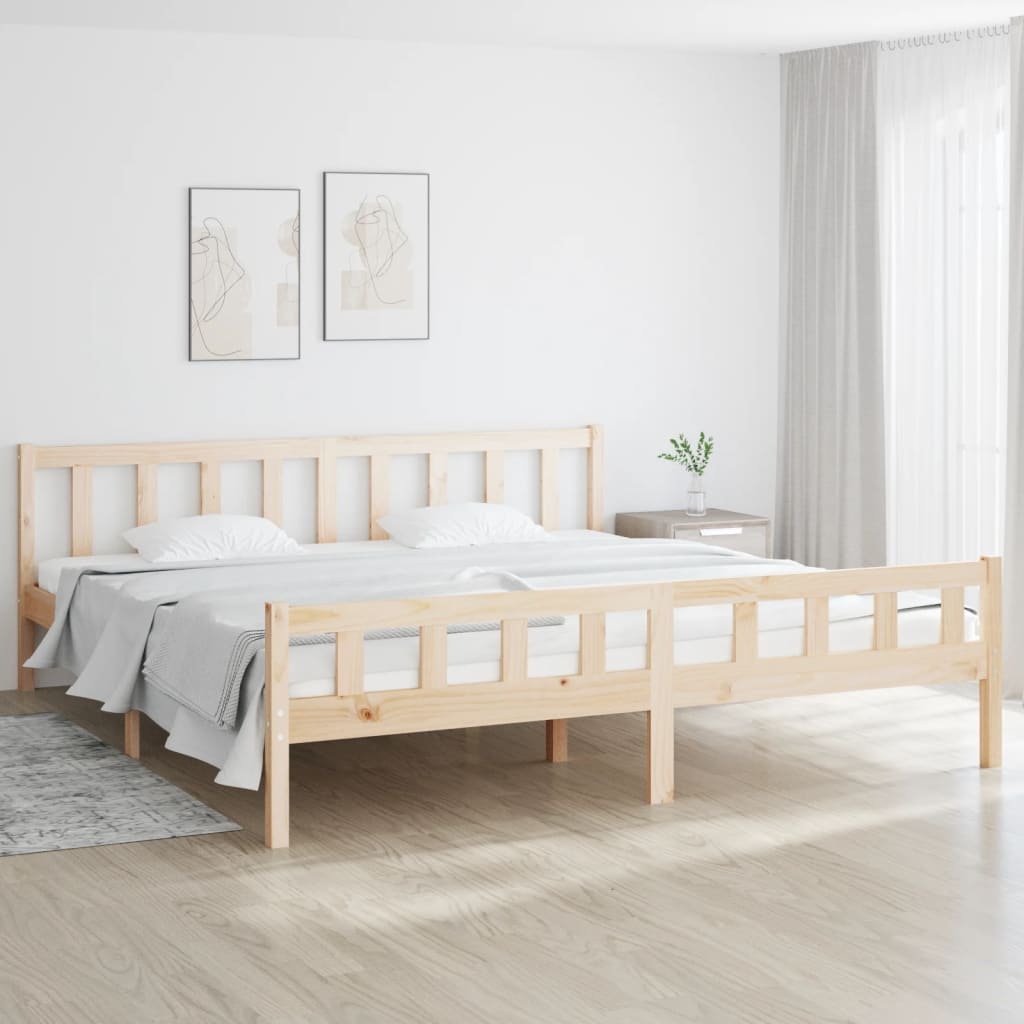 Bed Frame Solid Wood 160x200 cm - Millennium Furniture