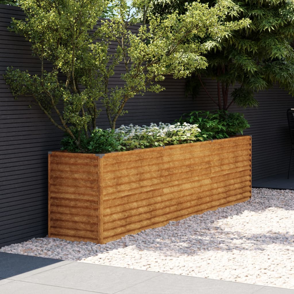 Garden Raised Bed 291x50x69 cm Corten Steel - Tyrell & Tyrell