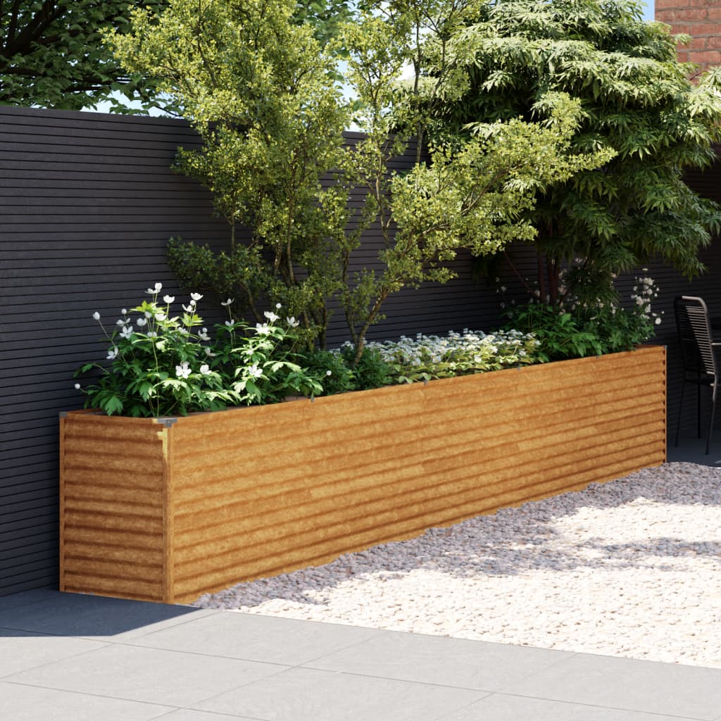 Garden Raised Bed 482x50x69 cm Corten Steel - Casper Homes