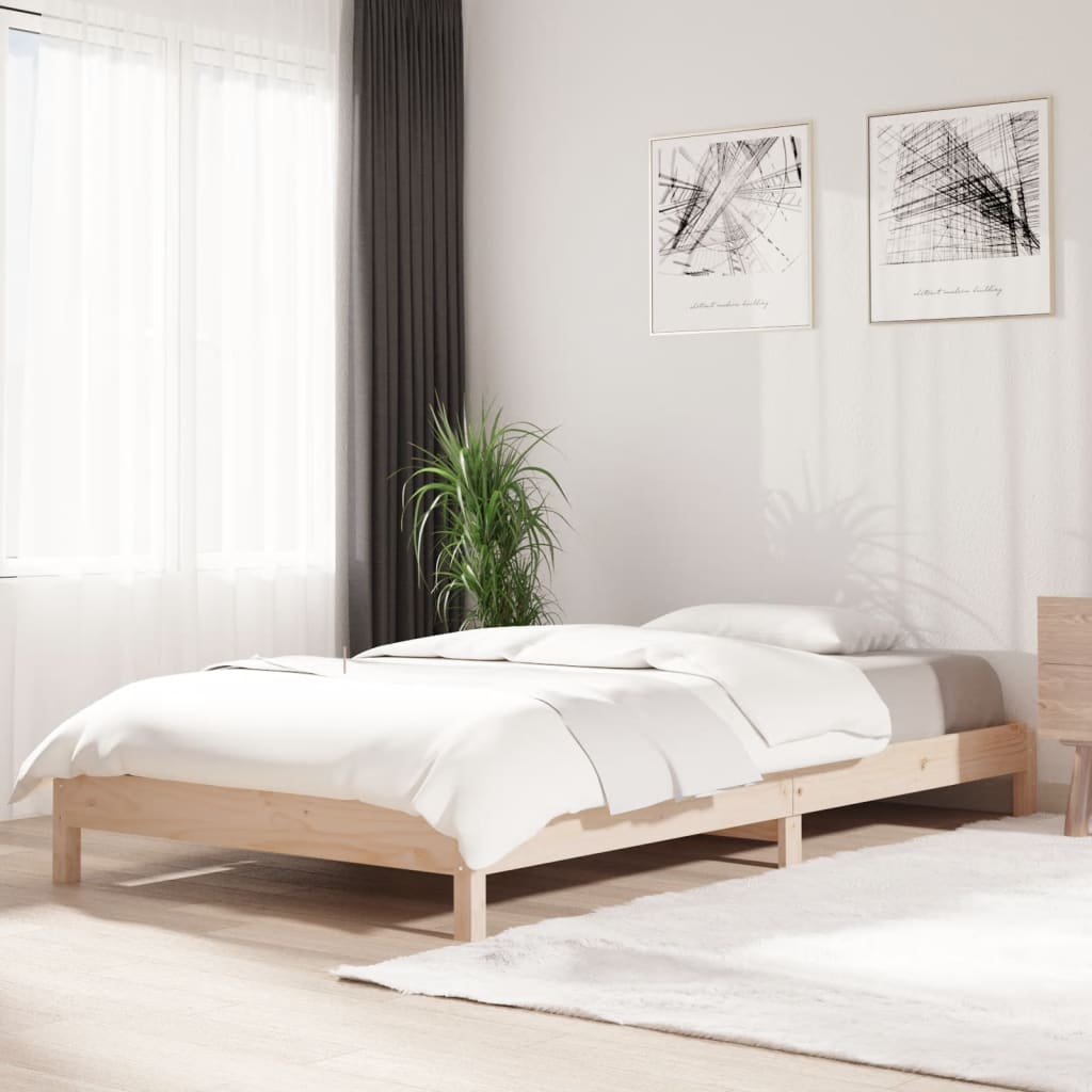 Stack Bed 90x190 cm Solid Wood Pine - Casper Homes