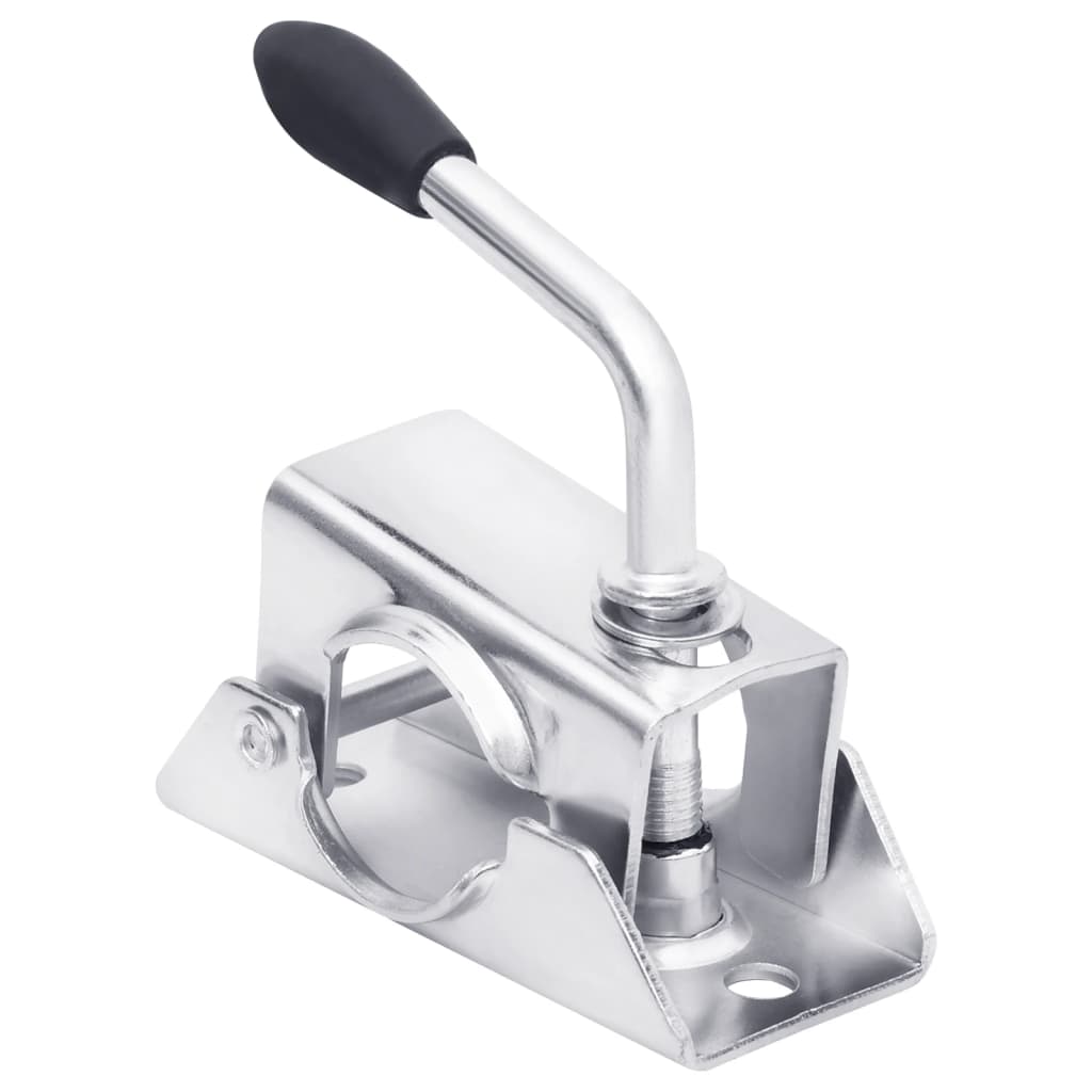 Jockey Wheel Clamp 13.5x6.5x14 cm Galvanised Steel - R and M Furniture