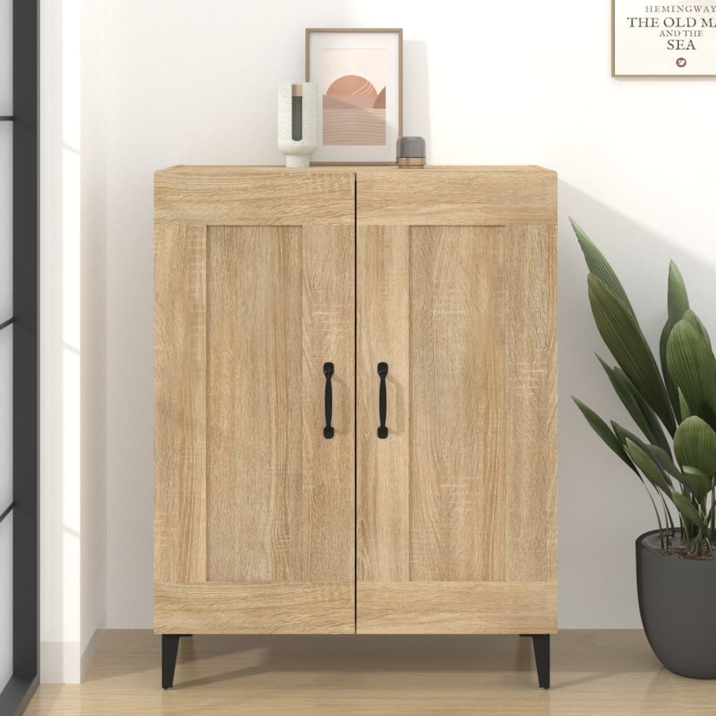 Sideboard Sonoma Oak 69.5x34x90 cm Engineered Wood - Unbeatable Bargains