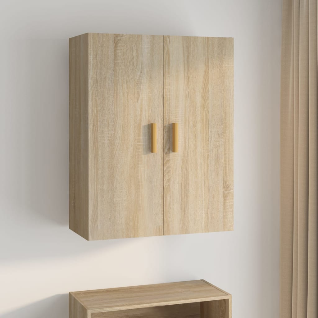 Hanging Wall Cabinet Sonoma Oak 69.5x34x90 cm - Merlin Deals