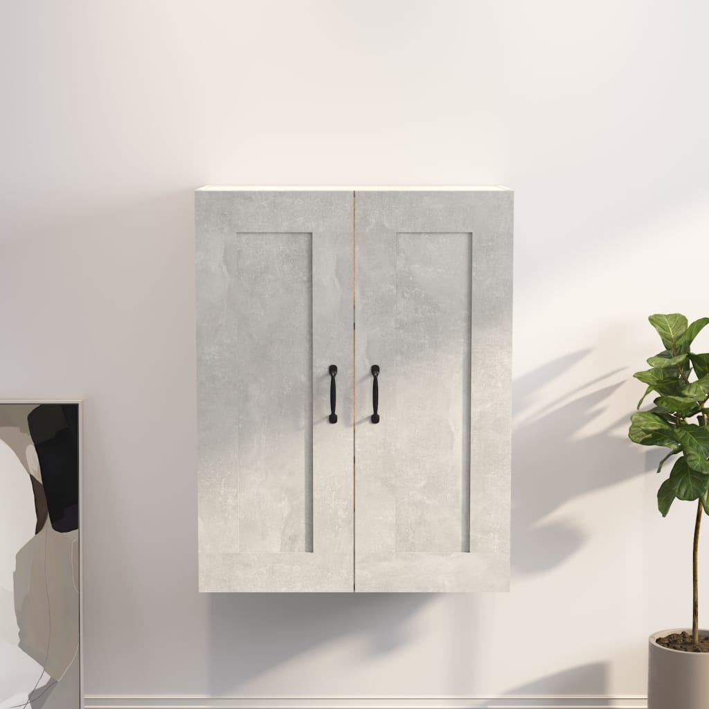 Hanging Wall Cabinet Concrete Grey 69.5x32.5x90 cm - Merkel Designers