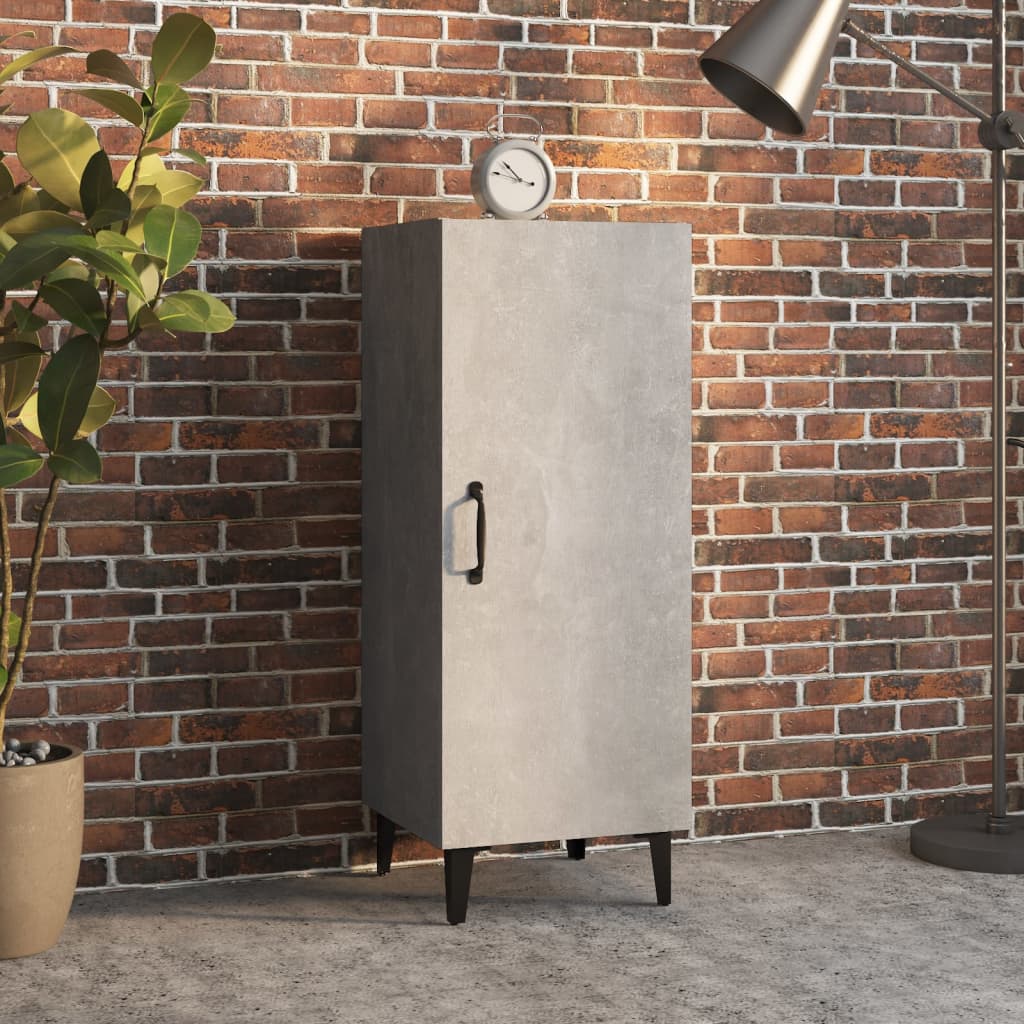 Sideboard Concrete Grey 34.5x34x90 cm Engineered Wood - Discount Dealers
