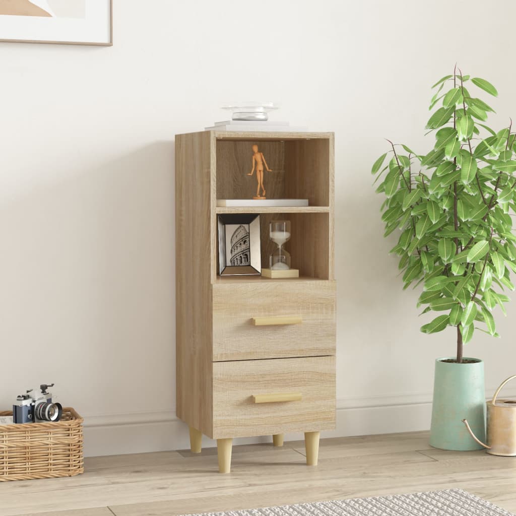 Sideboard Sonoma Oak 34.5x34x90 cm Engineered Wood - Discount Dealers