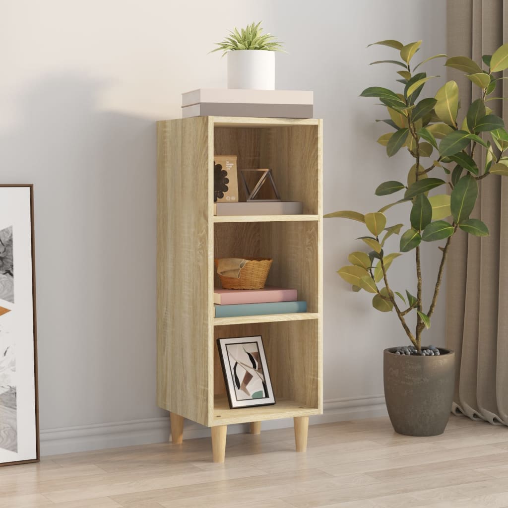 Sideboard Sonoma Oak 34.5x32.5x90 cm Engineered Wood - Discount Dealers