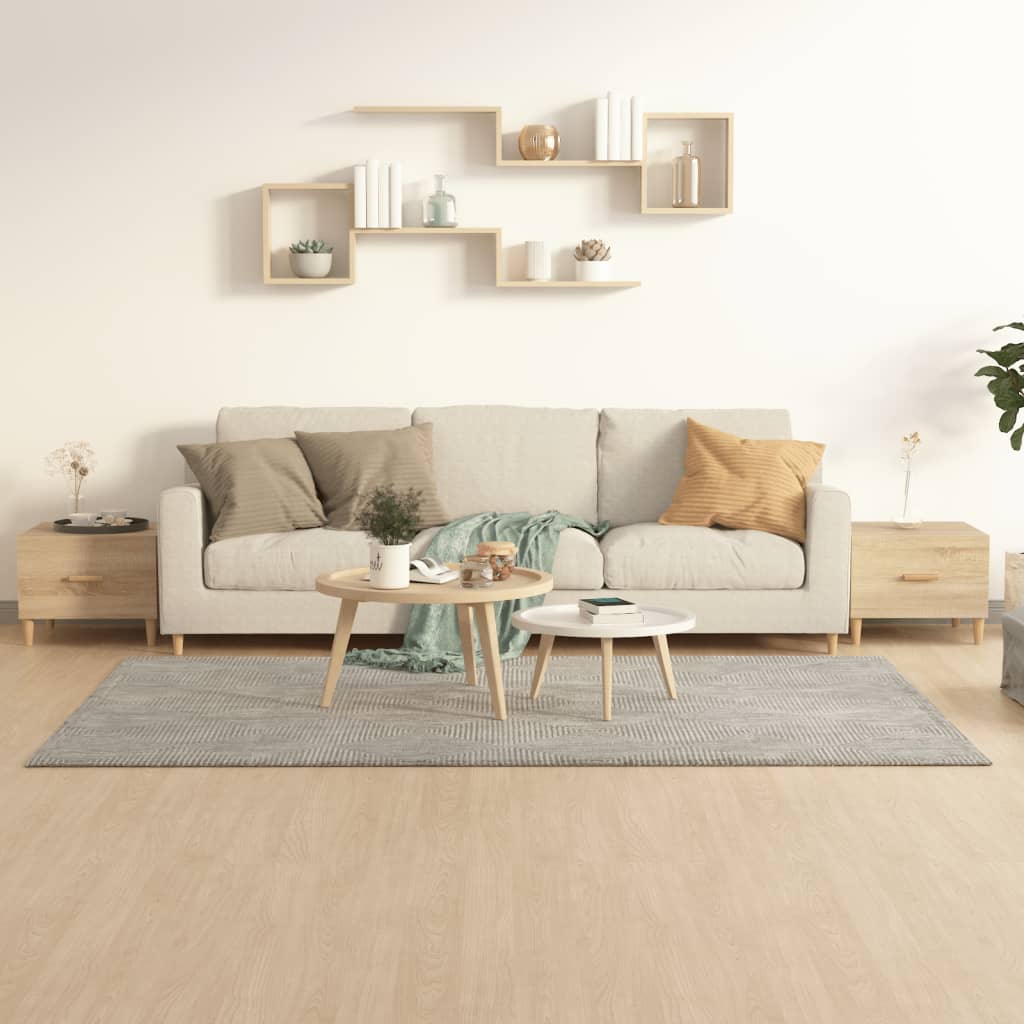 Coffee Tables 2 pcs Sonoma Oak 50x50x40 cm Engineered Wood - Discount Dealers