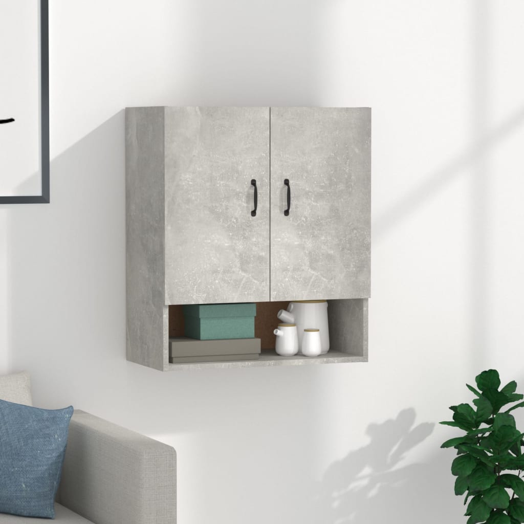 Wall Cabinet Concrete Grey 60x31x70 cm Engineered Wood - Unbeatable Bargains
