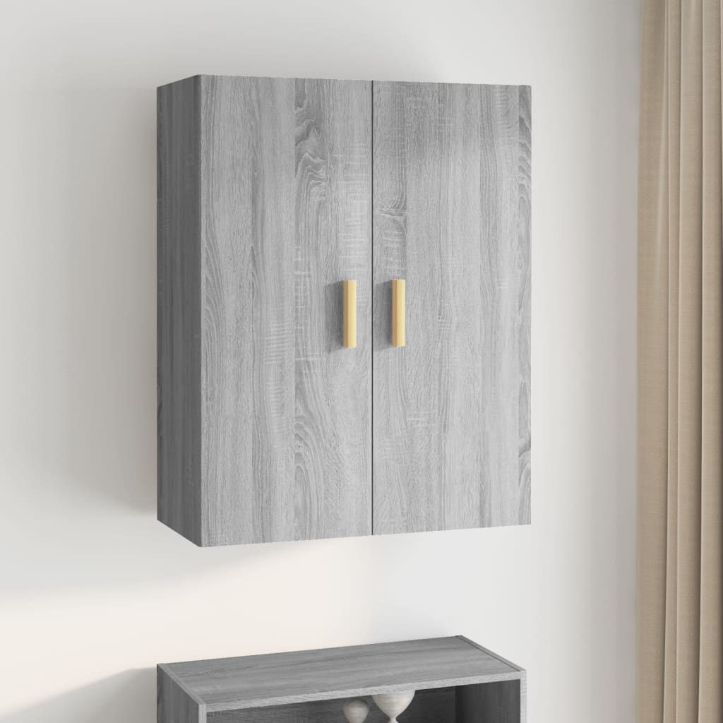 Hanging Wall Cabinet Grey Sonoma 69.5x34x90 cm - Style and Chic
