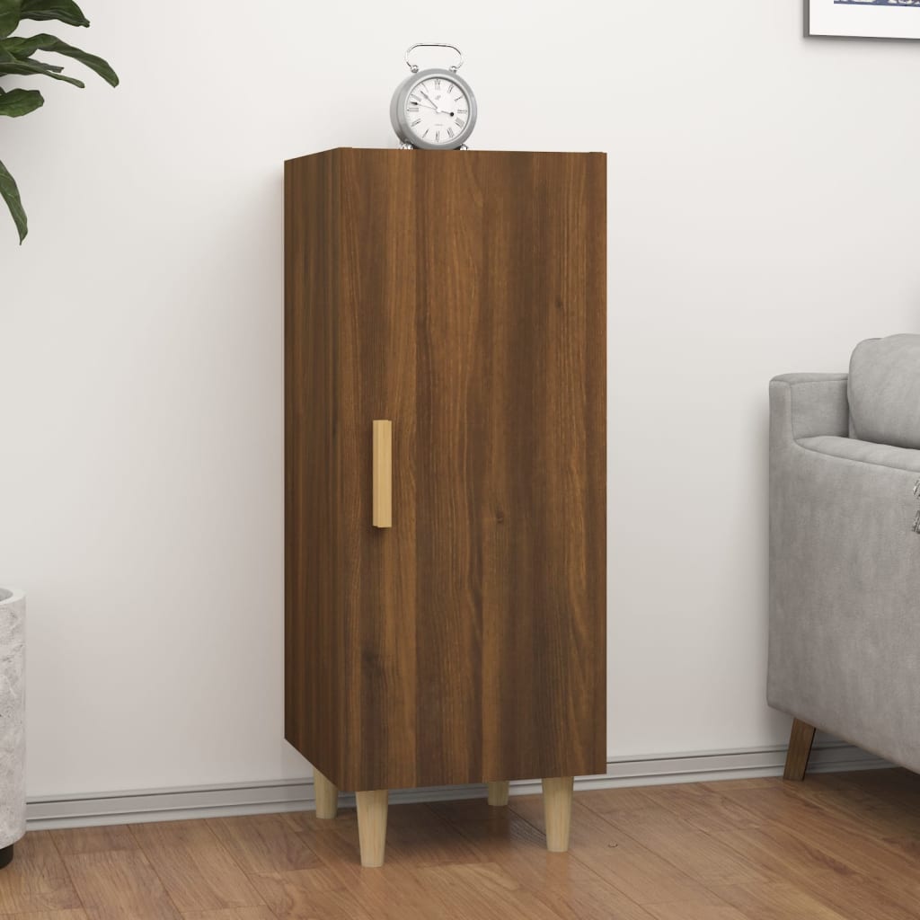 Sideboard Brown Oak 34.5x34x90 cm Engineered Wood - Discount Dealers