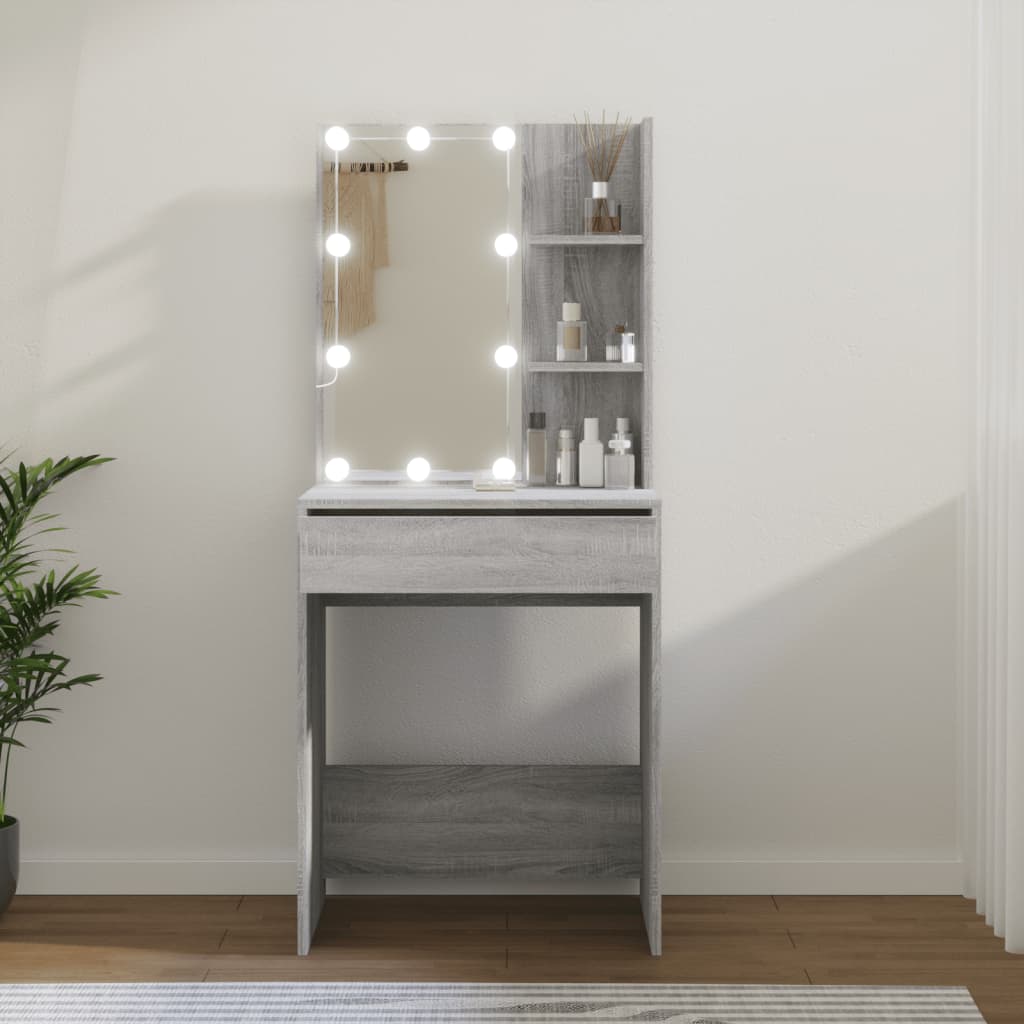 Dressing Table - DULO Dresser Grey Sonoma 60cm - Direct Imports