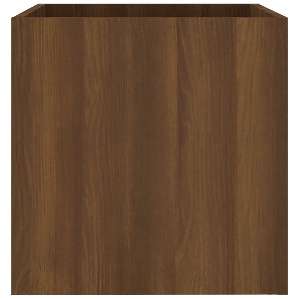 Planter Box Brown Oak 40x40x40 cm Engineered Wood - Sid & Sam