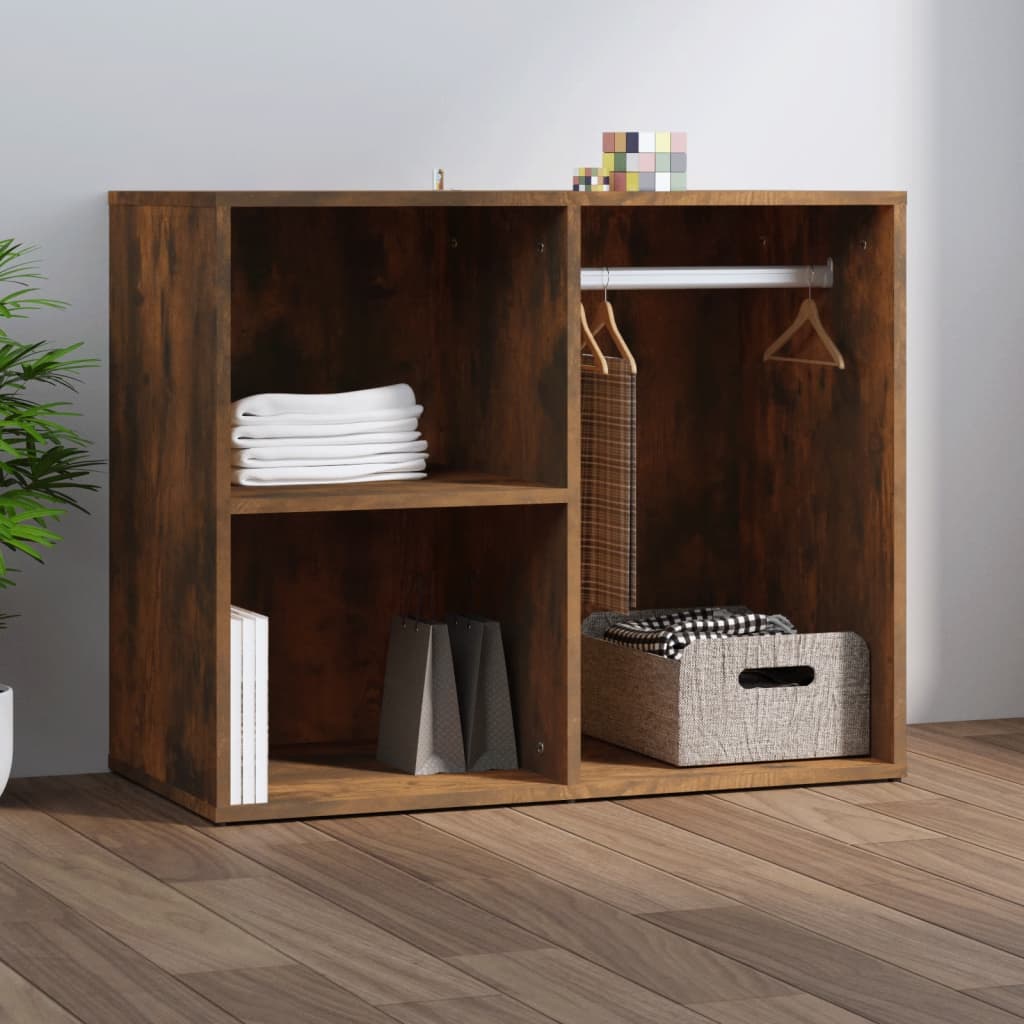 Dressing Cabinet Smoked Oak 80x40x65 cm Engineered Wood - Style and Chic