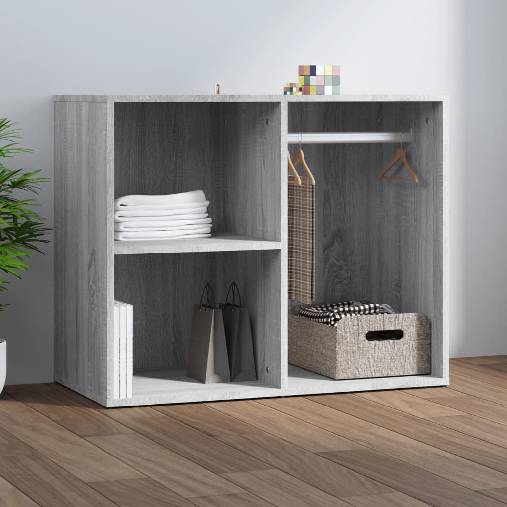 Dressing Cabinet Grey Sonoma 80x40x65 cm Engineered Wood - Direct Imports