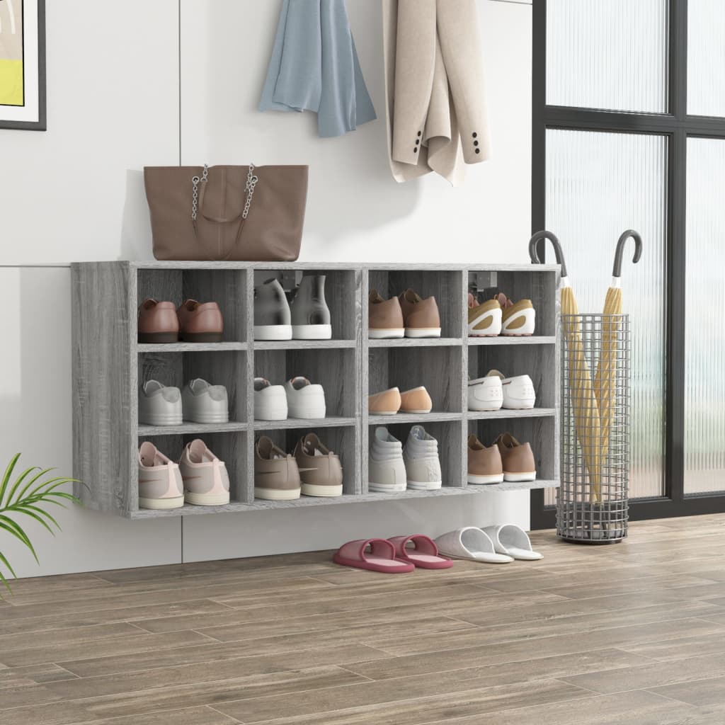 Shoe Cabinets 2 pcs Grey Sonoma 52.5x30x50 cm - Casper Homes
