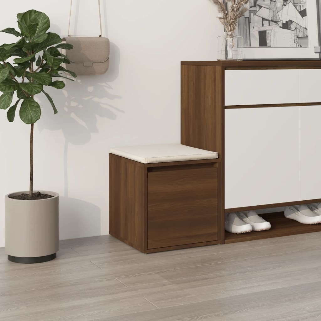 Box Drawer Brown Oak 40.5x40x40 cm Engineered Wood - Millennium Furniture
