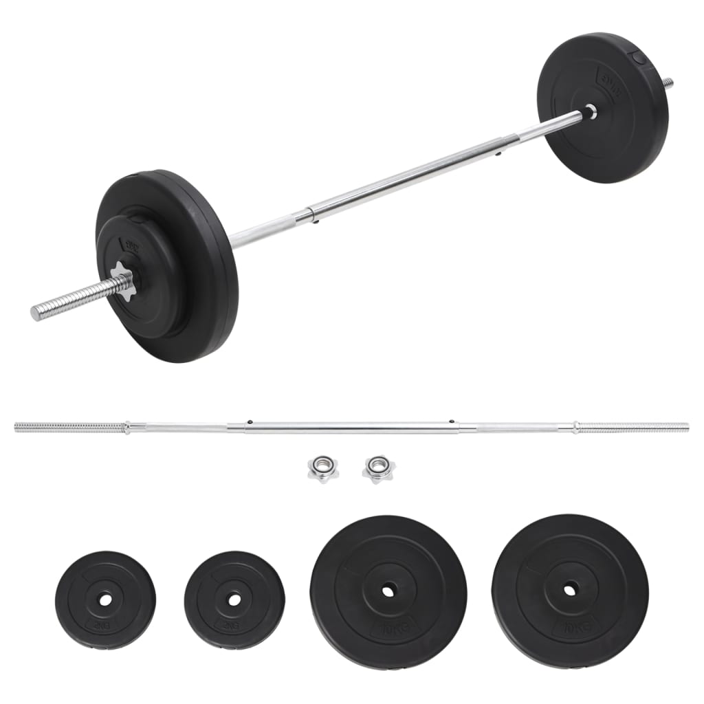 Barbell with Plates Set 30 kg - Sid & Sam