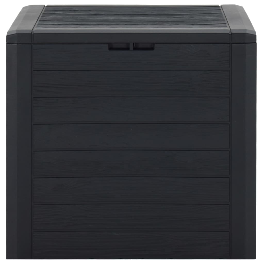 Garden Storage Box Anthracite 58.5x46x55 cm Polypropylene - R and M Furniture