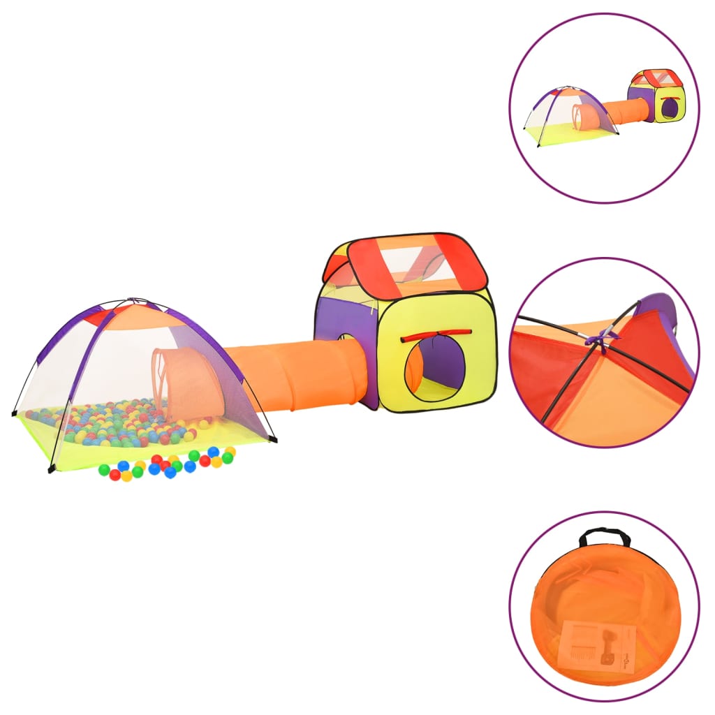 Children Play Tent Multicolour 338x123x111 cm - Tyrell & Tyrell