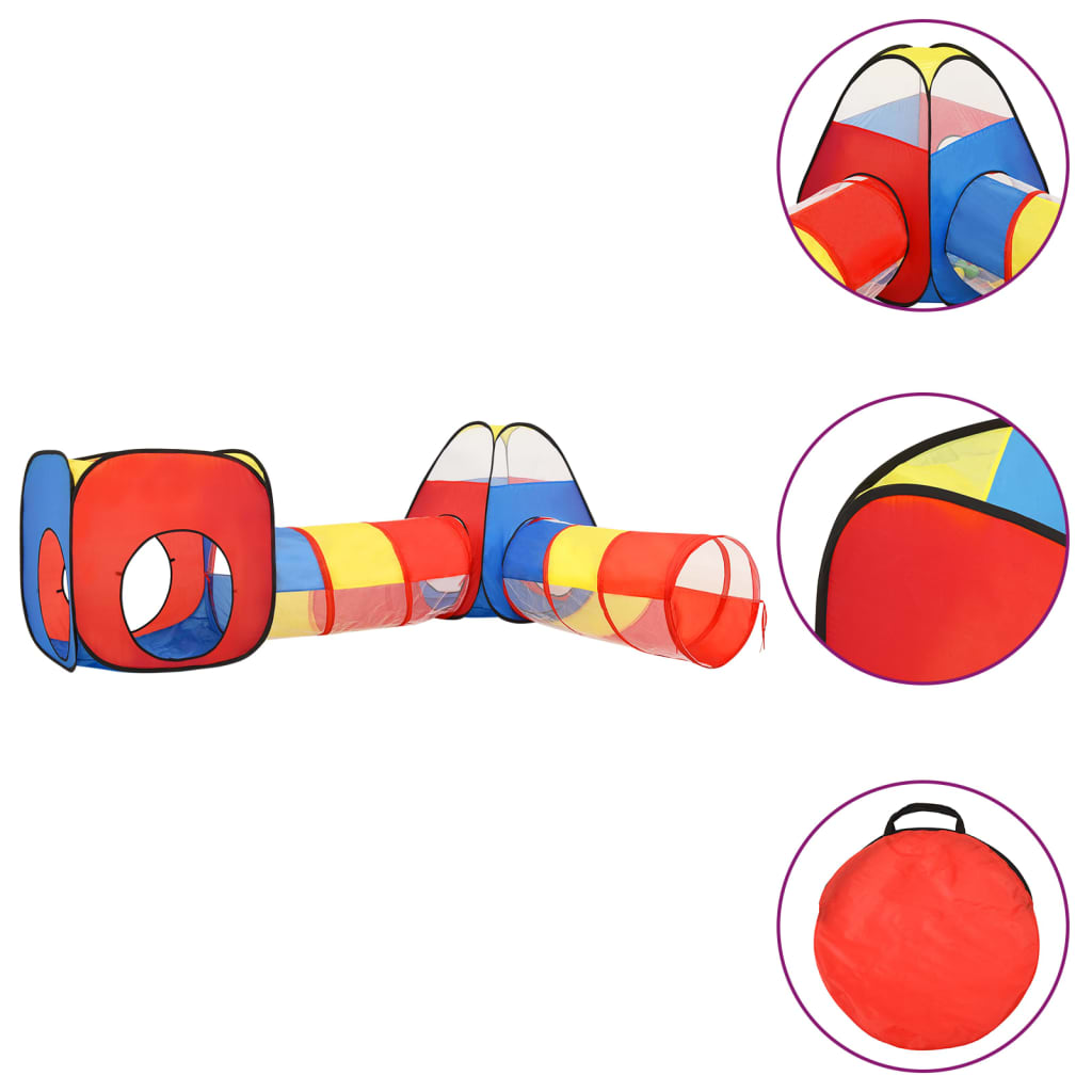 Children Play Tent Multicolour 190x264x90 cm - Unbeatable Bargains