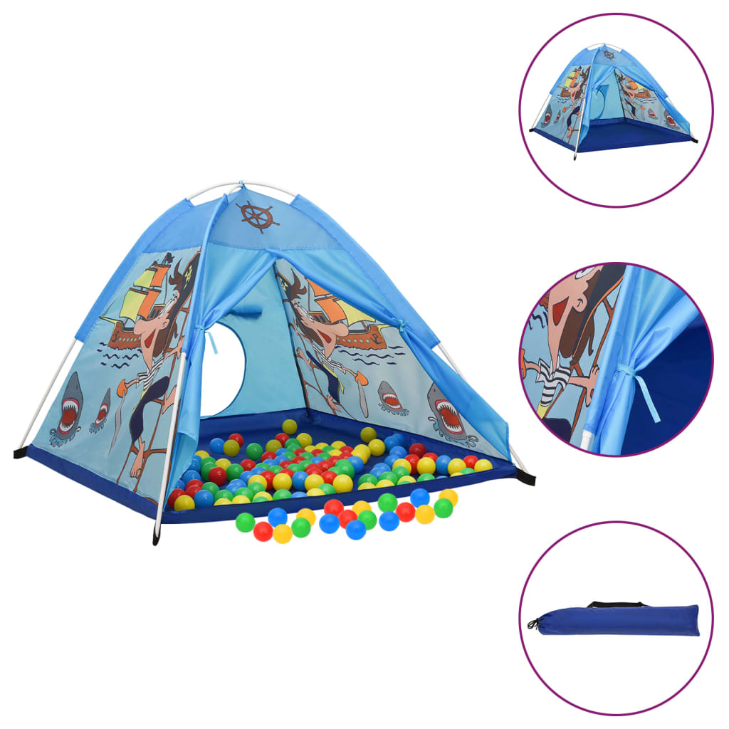 Children Play Tent Blue 120x120x90 cm - Style and Chic