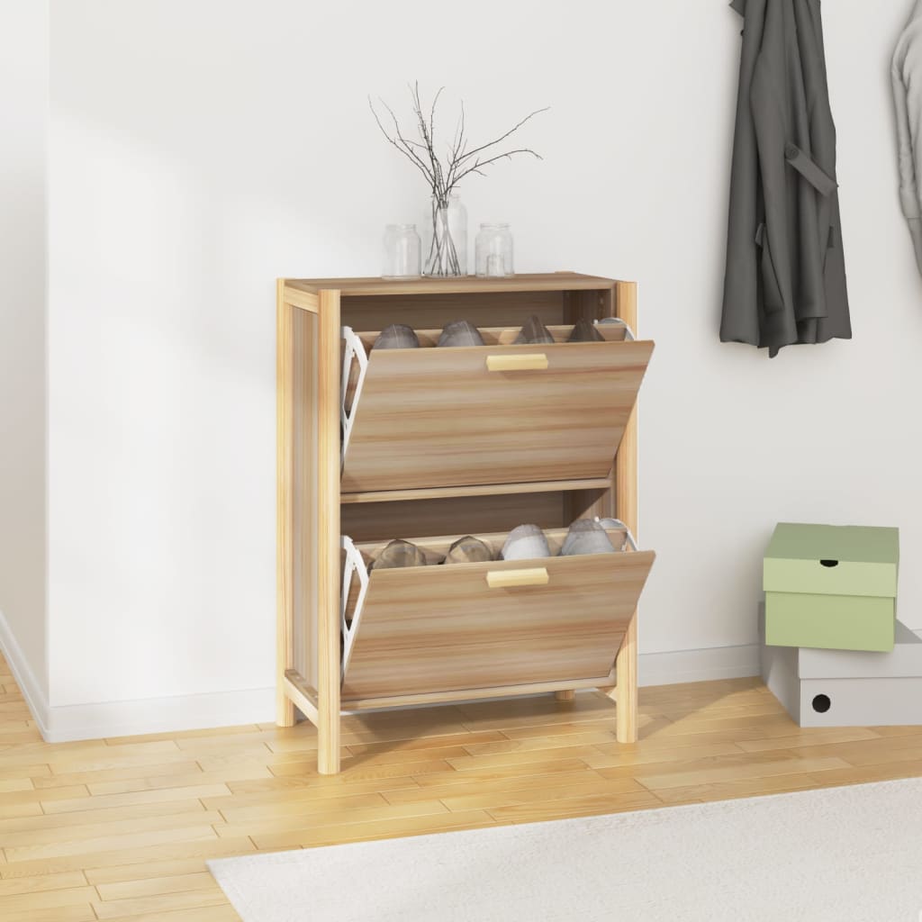 Shoe Cabinet 57.5x33x80 cm Engineered Wood - Millennium Furniture