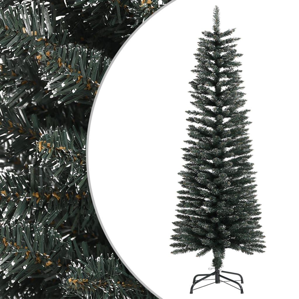 Nevis Artificial Slim Christmas Tree Stand Green 120cm PVC - Unbeatable Bargains