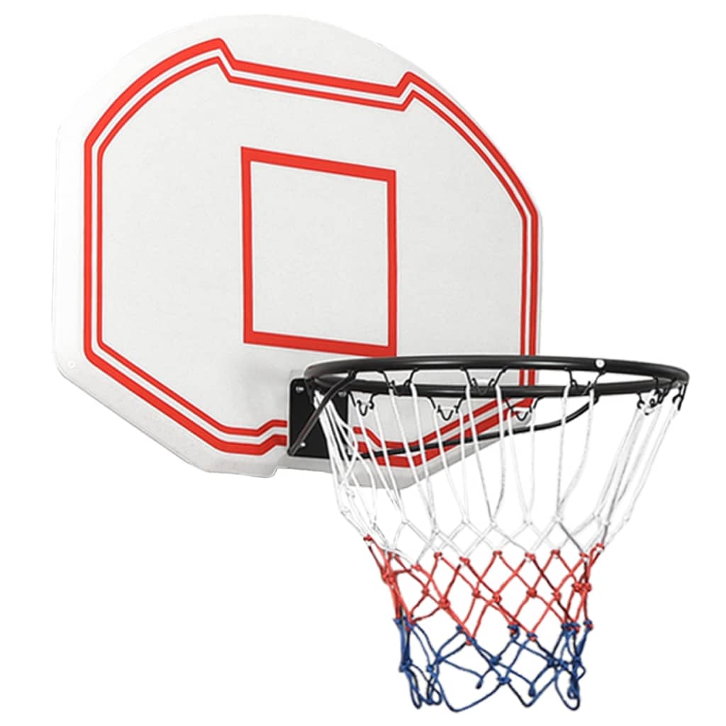 Basketball Backboard White 90x60x2 cm Polyethene - Decor Base