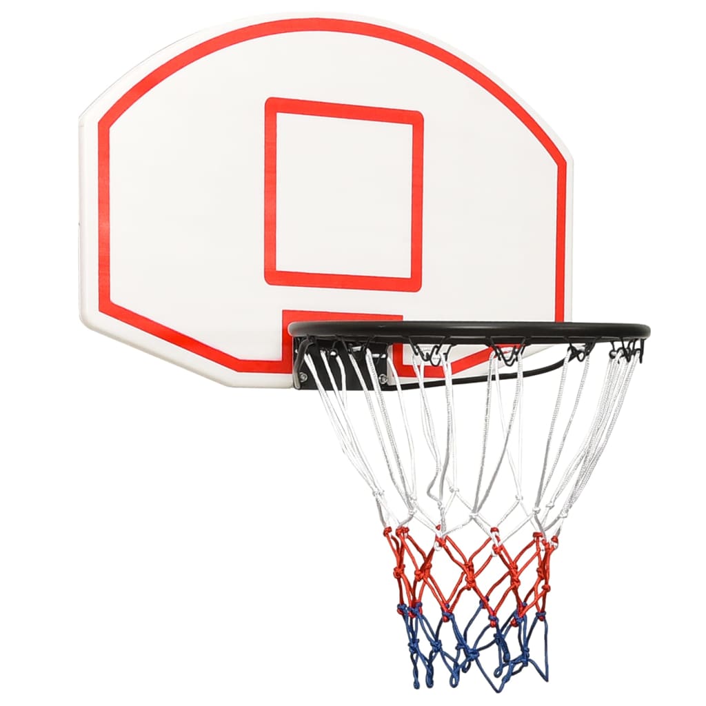 Basketball Backboard White 71x45x2 cm Polyethene - Style and Chic