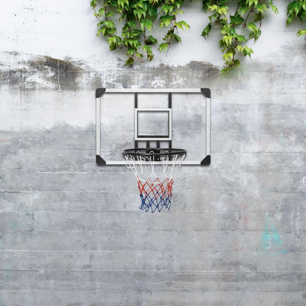 Basketball Backboard Transparent 90x60x2.5 cm Polycarbonate - Unbeatable Bargains