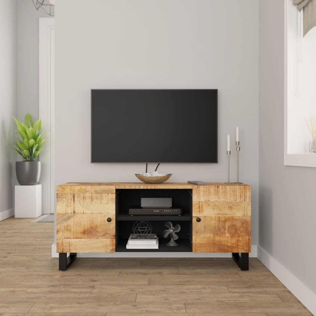 TV Cabinet 105x33x46cm Solid Wood Mango - Sid & Sam