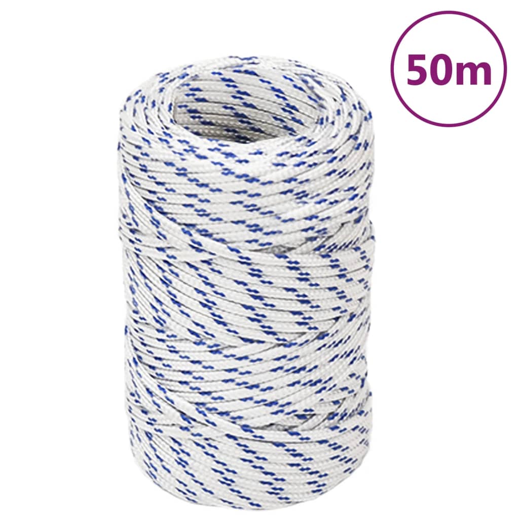 Boat Rope White 2mm 50 m Polypropylene - Casper Homes