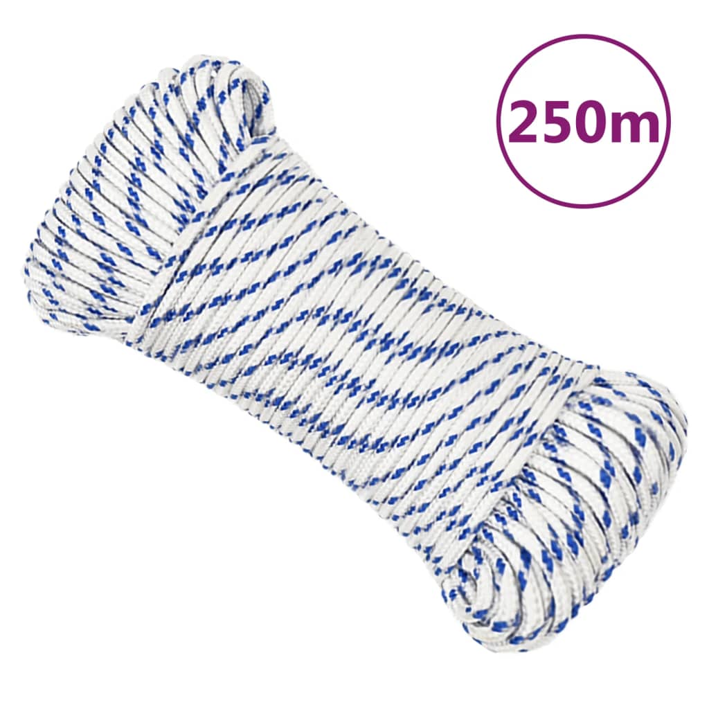 Boat Rope White 4 mm 250 m Polypropylene - Merlin Deals