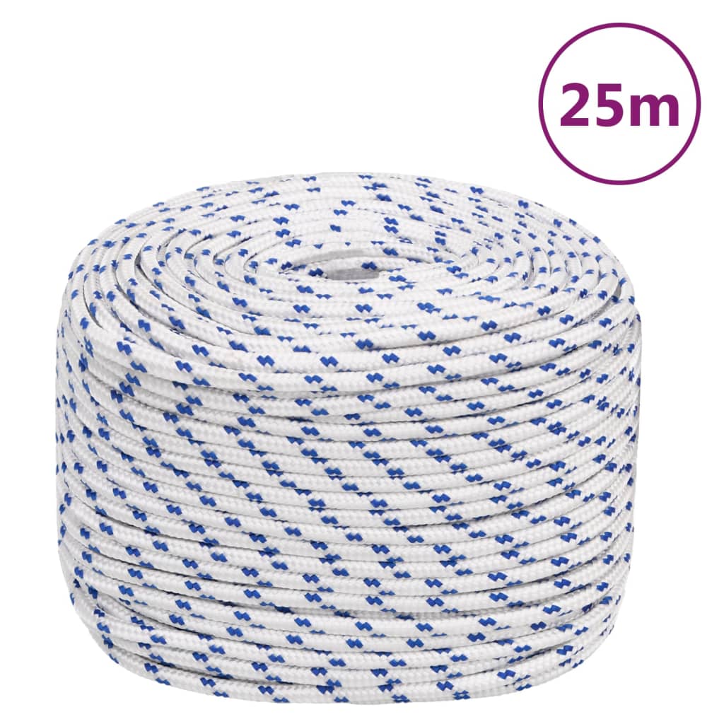 Boat Rope White 6 mm 25 m Polypropylene - Sid & Sam