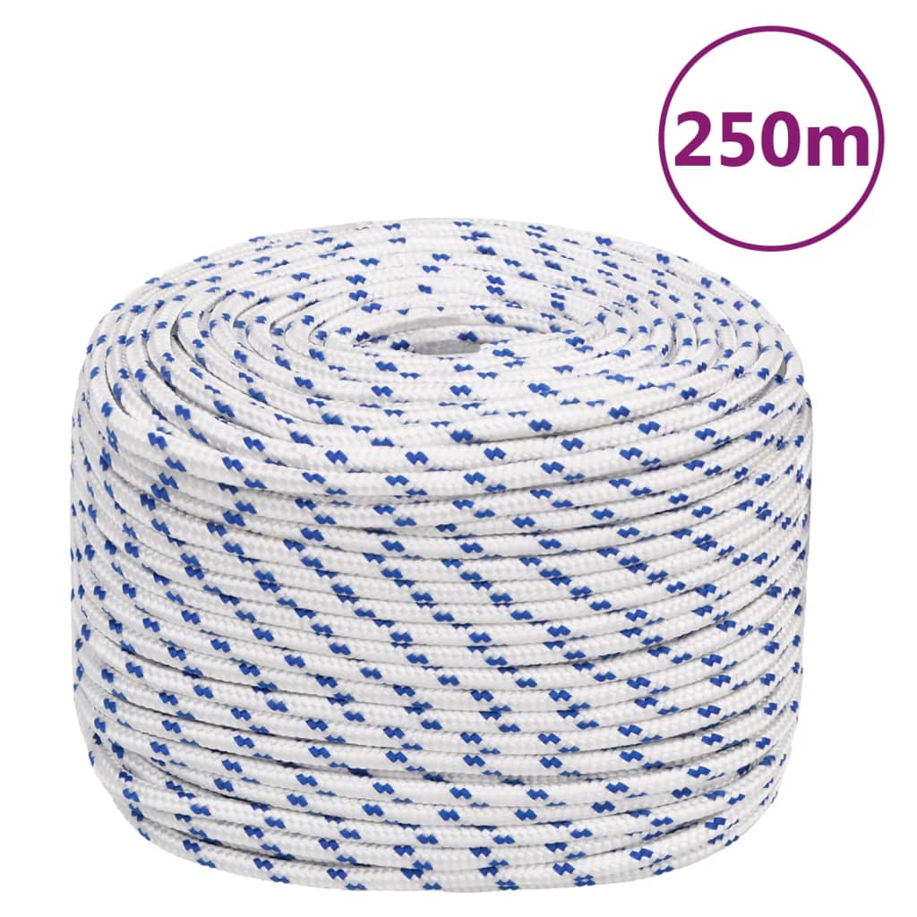 Boat Rope White 8 mm 250 m Polypropylene - Style and Chic