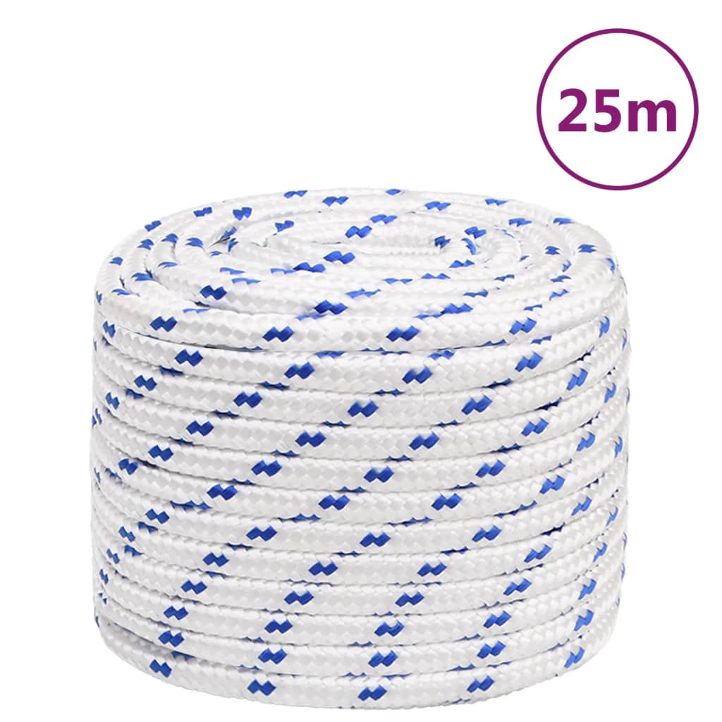 Boat Rope White 18mm 25 m Polypropylene - Discount Dealers