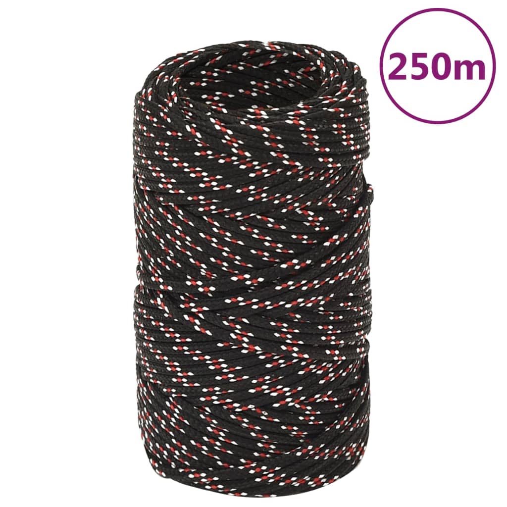 Boat Rope Black 2 mm 250 m Polypropylene - Casper Homes